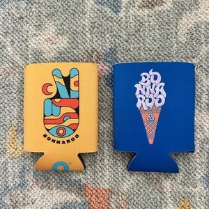 retro bonnaroo koozies